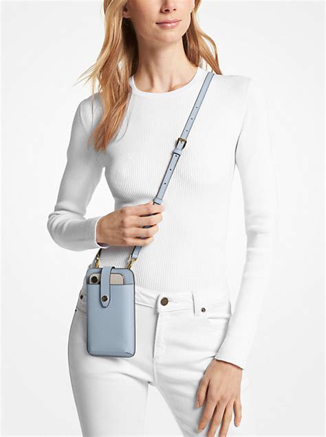 michael kors touch screen purse|Michael Kors cell phone crossbody.